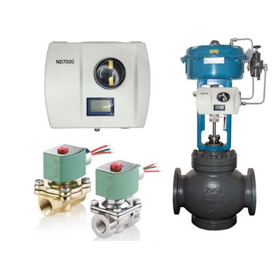صمام التحكم Wuzhong مع Valmet Me-sto Neles ND7000 موقف صمام التحكم الذكي وصمام ASCO Solenoid