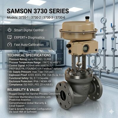 جديد SAMSON 3730 مناور الصمام الذكي 3730-3 3730-4 مناور 3277 مشغل هوائي صمام التحكم Samson المورد الأصلي