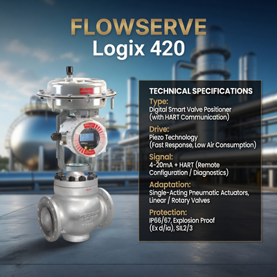 المورد ASCO 210 8220 8262 8263 سلسلة صمام الملف اللولبي Flowserve Logix 420 محدد موضع صمام هارت الرقمي مع شاشة LCD