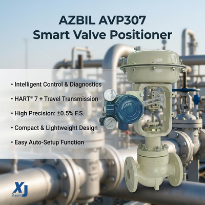 Azbil AVP307 HART رقمي التحكم الكهربائي الهوائي صمام موقف الصمام صمام الطيار جهاز تنظيم فلتر الهواء