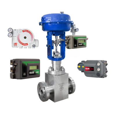 وحدة تحكم صمام الكرة الهوائية DVC6200 DVC2000 وصمام الملف اللولبي ASCO وFLOWSERVE 3200MD 520MD 3800MD محدد موضع الصمام