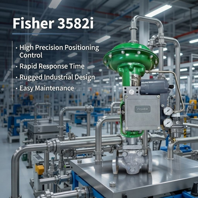 أصل E-merson F-isher 3582i موقف الصمام الكهربائي الهوائي مع 582i محول 4-20mA