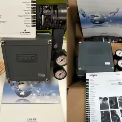 أصل E-merson F-isher 3582i موقف الصمام الكهربائي الهوائي مع 582i محول 4-20mA