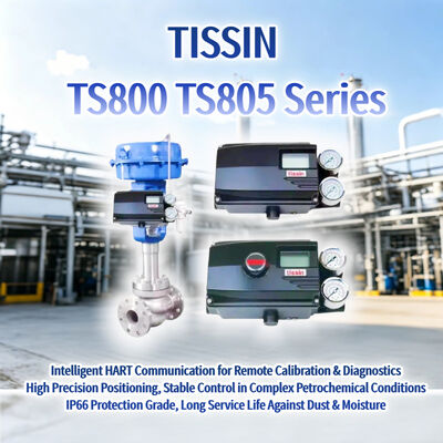 موقف الصمام الذكي الجديد من طراز Tissin TS800 TS805 HART موقف الصمام الرقمي