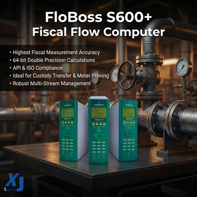 FloBoss S600+ Flow Calculator Industrial Flow Computer Custody Transfer Gas Liquid Process Flow Controller