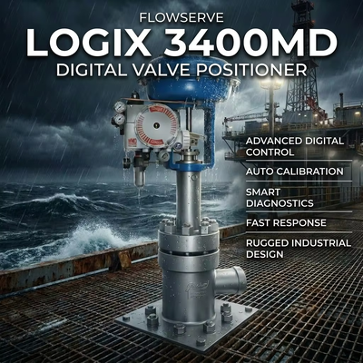 صمام الحاجز الهوائي المخصص مع حماية HART Communication IP66 و 4-20 mA DC Input Smart Control Valve Positioner
