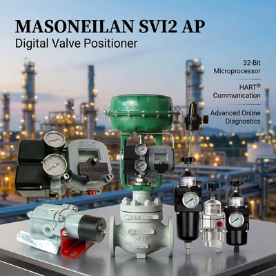المورد Masoneilan 78-40 SVI2 AP جهاز تحديد موقع الصمام الرقمي الذكي Tissin Air Filter Regulator