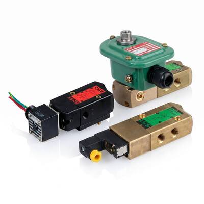 ASCO 551 Series 5 2 Way Pneumatic Solenoid Spool Valve Rotary Actuator Control Industrial Automation Systems