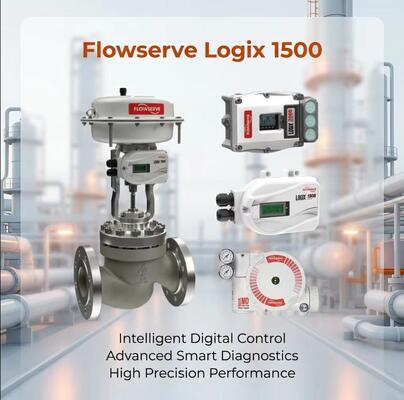 Flowserve Logix 1500 بروتوكول HART الذكي جهاز تحديد مكان الصمام الرقمي لتحكم تدفق النفط الصناعة الكيميائية