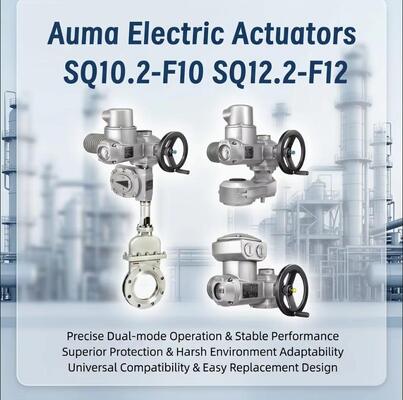 أجهزة التشغيل الكهربائية ذات الأداء العالي للصناعات الأولية Auma Globe Valve Sq10.2-f10