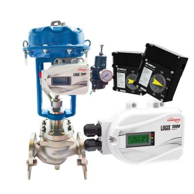 جهاز تحديد موقع الصمام الرقمي Flowserve Logix 1500 مع اتصال HART IP66/NEMA 4X و 4 ′′ 20 mA مدخل DC