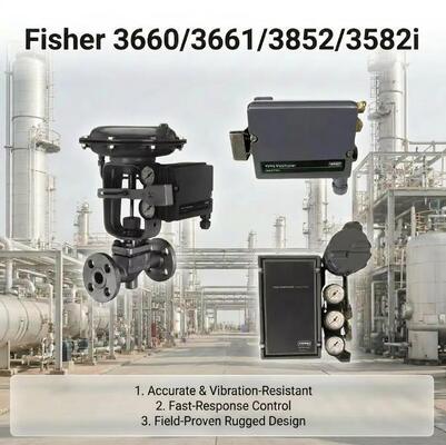 أصل في المخزون F-isher 3660/3661/3852/3582i كرة غاز OEM موقف الصمام الكهربائي الهوائي