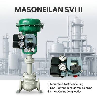 Masoneilan SV II AP محدد موضع الصمام الرقمي المتقدم الأداء SVI2-21123111