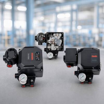 TISSIN TS600R موقف الصمام الكهربائي الهوائي الدوار 4 20mA IP66 التحكم في محرك الألومنيوم المصبوب
