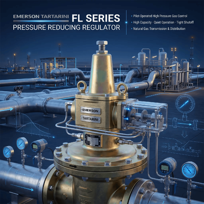 إمير-سون تارتاريني FL سلسلة ضغط الغاز التحكم الصمام الطيار LPG LNG ضغط غاز خفض المنظم