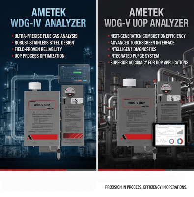 Ametek WDG-IV UOP محلل زركونيا قياس الأكسجين عملية الغاز محلل محلل العمليات الصناعية