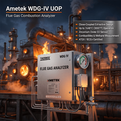 Ametek WDG-IV UOP WDG-V UOP المحلل محلل الأكسجين التحكم في الاحتراق محلل عملية قياس الغاز