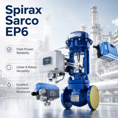 الجهاز الكهربائي الرئوي Spirax Sarco EP6 مقيّم الغيار جزء متوافق مختلف العلامات التجارية
