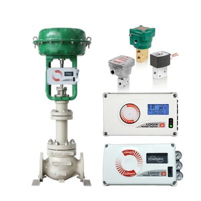 جهاز تحكم صمام Flowserve Pneumatic Actuator Valve Positioner صمام Flowserve Logix 520MD Asco 327 الصمامات الكهربائية