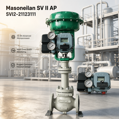 ماسونيلان SVI II AP جهاز تحديد موقع الصمام الرقمي SVI2 21123111 HART جهاز تحديد المواقع الذكي