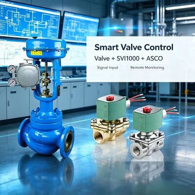 ماسونيلان SVi1000 موقف الصمام الرقمي 4-20mA HART التحكم النيوماتيكي مع صمام ASCO