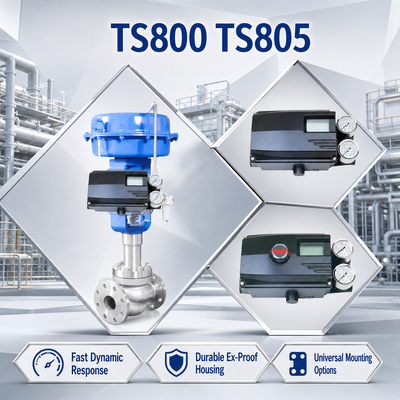 محدد الصمام الرقمي HART لسلسلة TS800 TS805
