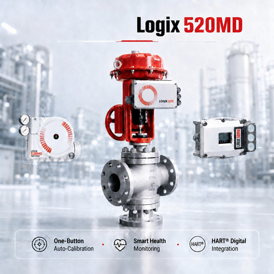محدد موضع Flowserve Logix 520MD Plus الرقمي HART 7 4-20mA IP66