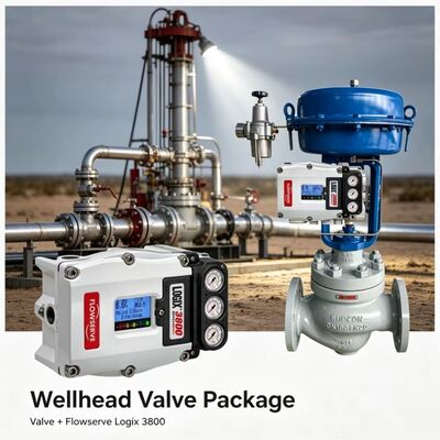 وحدة تحكم رقمية Flowserve Logix 3800 مع صمام الملف اللولبي ASCO لحزمة التحكم الدقيق