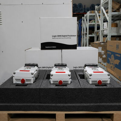Logix 1500 Smart Digital Valve Positioner HART Communication 4 20mA IP67 Flow Control Petrochemical Refining Plant