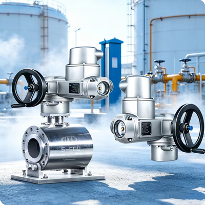 AUMA SQ 14.2 Part-Turn Actuator 800-2400Nm High Torque Open-Close Valve Actuator IP68 Industrial