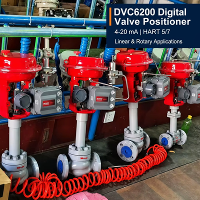محدد الصمام الذكي الرقمي DVC6200 PD مع تشخيصات الأداء