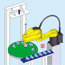 4 Aixs Fanuc Robot Arm Assembly 6KG حمولة 650 ملم الوصول صغير الحجم SR - 6iA