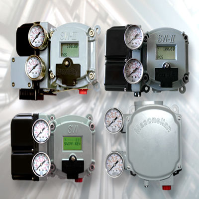 صمام تحكم Masoneilan سلسلة SVI1000 محدد موضع الصمام SVI1000G/IM/SW + مرحل Fairchild M25 وصمام نبضي لولبي ASCO NFG353D132 24VDC