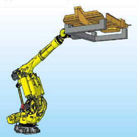 6 محور 700 الحمولة Fanuc بقعة لحام روبوت ± 0.1 مم نوع التكرار مفصلية
