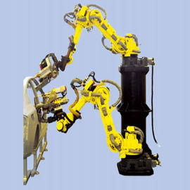 6 محور Fanuc روبوت ذراع الطابق / رأسا على عقب موقف التركيب ± 0.03mm التكرار