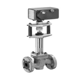 ANSI Electric Globe Valve Class 125 - 150 Pressure with SVI2-21113111 Positioner Valve الرقمية