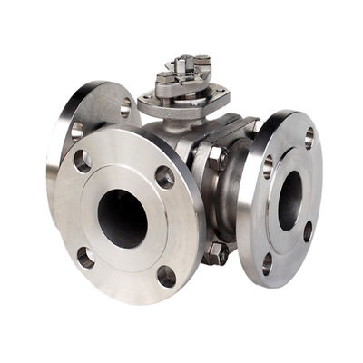 نهاية ذات حواف SS316 V Port Fluids Asme Control Ball Valves