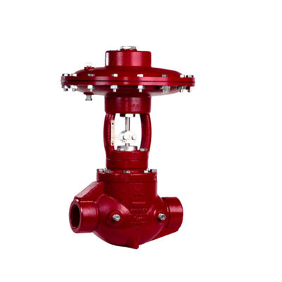صمامات تحكم عالية الضغط EFG 2150 SMT PB 2 IV مادة فولاذية حمراء اللون تصميم منظم ضغط الحجم 2 &quot;