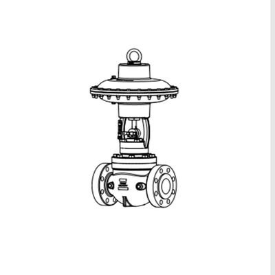 صمامات تحكم عالية الضغط EFG 2150 SMT PB 2 IV مادة فولاذية حمراء اللون تصميم منظم ضغط الحجم 2 &quot;