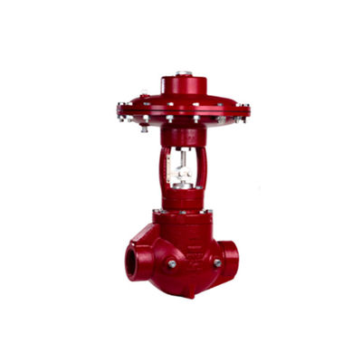 صمامات تحكم عالية الضغط EFG 2150 SMT PB 2 IV مادة فولاذية حمراء اللون تصميم منظم ضغط الحجم 2 &quot;