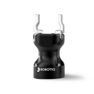 تتحد الروبوتات التعاونية UR 10 مع مجموعة ذراع الروبوت ROBOTIQ 2F-140 لالتقاط المواد