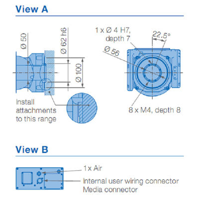 1440 مم 12 كجم لحام قوس الحمولة AR1440 Yaskawa Robot Arm