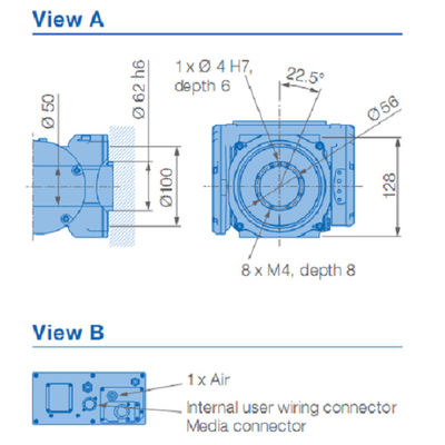 2.0KVA ذراع لحام 2010 مم 6 محاور Yaskawa Robot Arm
