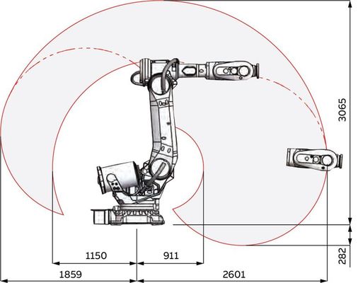 ABB IRB 6700 الحمولة 200 كجم 6 محاور ذراع اللحام الآلي