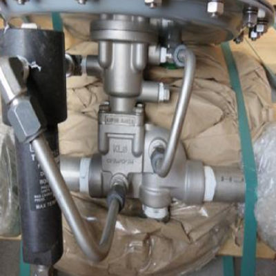 فيشر نوع ACE95 Vapor Saver Tank Blanket Valve مع تقنية نقطة الضبط المنخفضة لمنظم الصياد