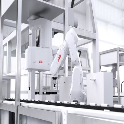 ABB IRB120 6 محور ذراع الروبوت الصناعي الجمعية التعامل مع انتقاء التعبئة روبوت الحمولة الصافية 3 كجم تصل 580 مم مع التحكم ICR5
