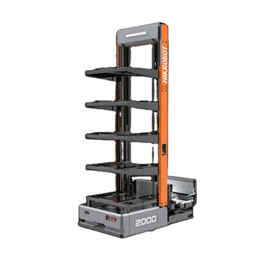 600mm / S Lifting Vision Navigation Forklift Robot للخدمات اللوجستية