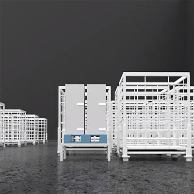 600mm / S Lifting Vision Navigation Forklift Robot للخدمات اللوجستية