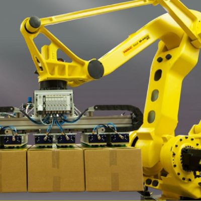 4 محاور حمولة 185 كجم تصل إلى 3143 مم M-410iC185 روبوت نقالة