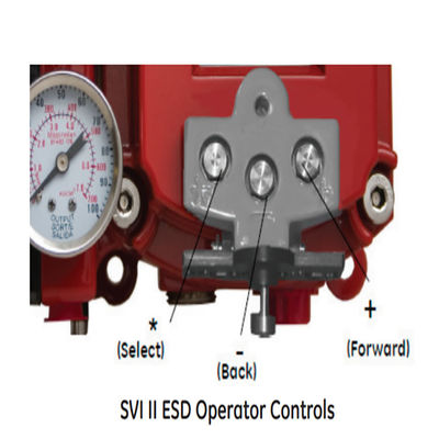 MSVI II ESD مع وحدة التحكم بالصمام الرقمي لمنصة HART للاتصالات
